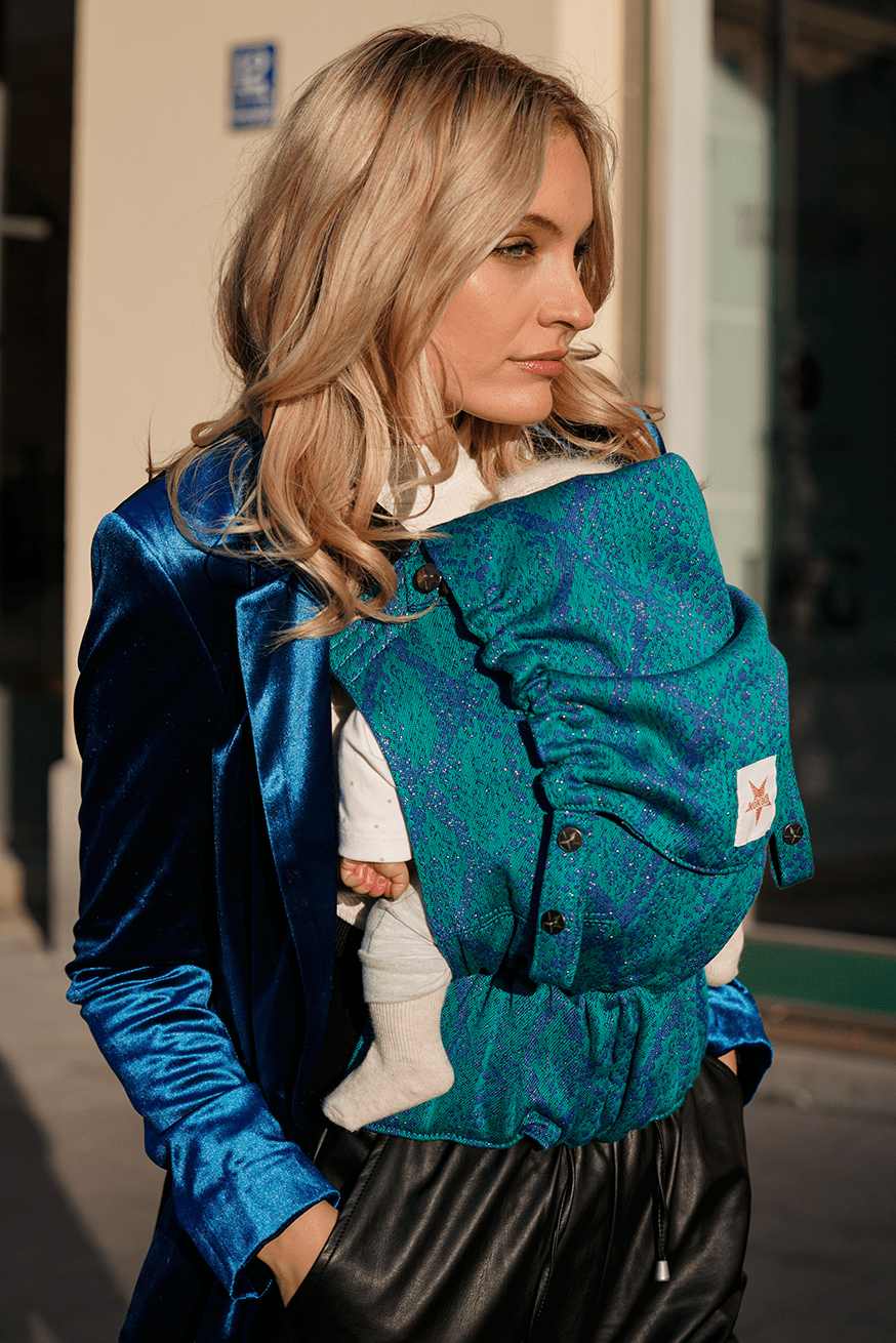 portador de bebê Flip Serpente Azzurra KOKADI