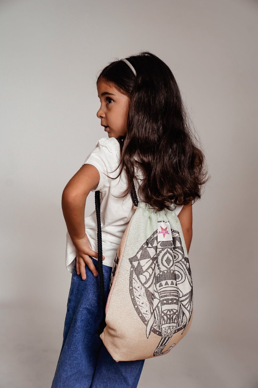 Mini Hipster Çanta Vahşi Mandala Fil - KOKADI
