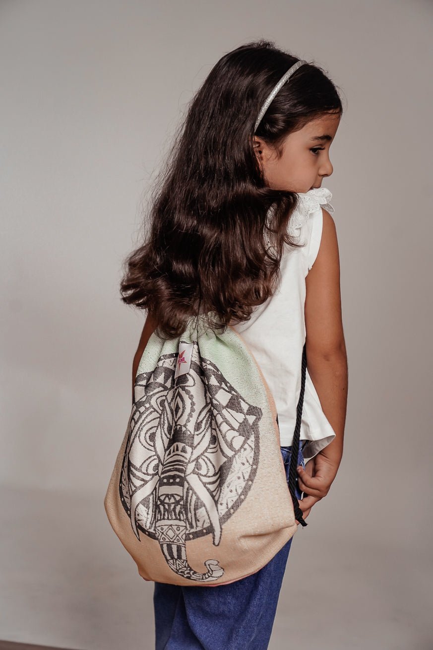 Mini Hipster Çanta Vahşi Mandala Fil - KOKADI