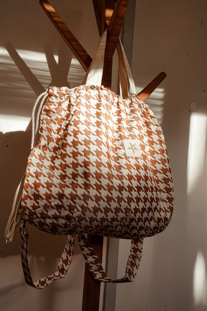 Mamma Veske Houndstooth Latte Macchiato