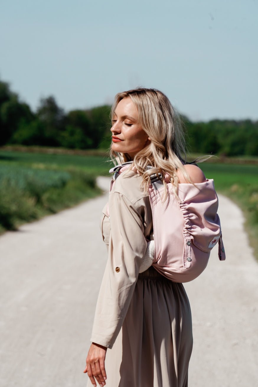 Переноска для ребенка Onbu Just Rosé — KOKADI