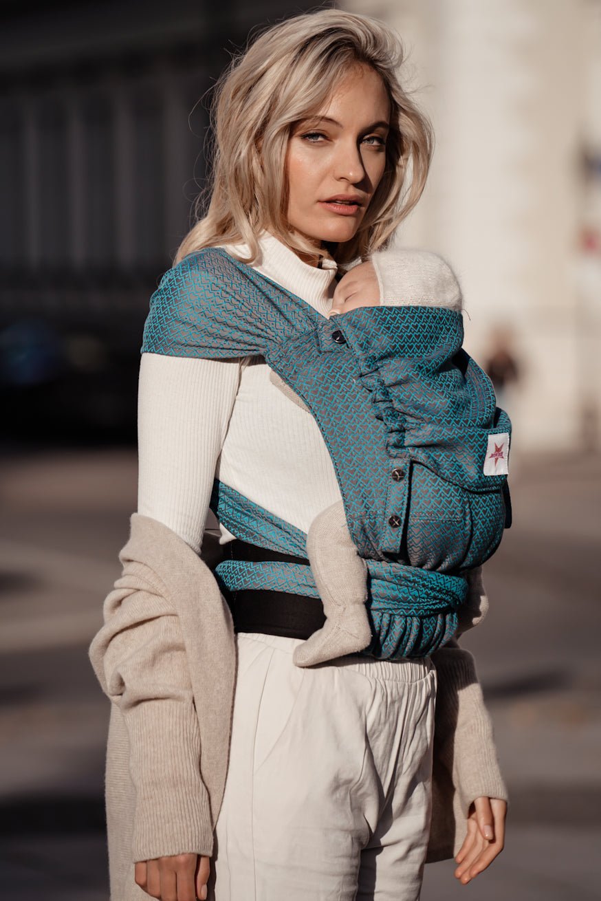 Baby Carrier WrapStar Heart2Heart Lagoon - KOKADI