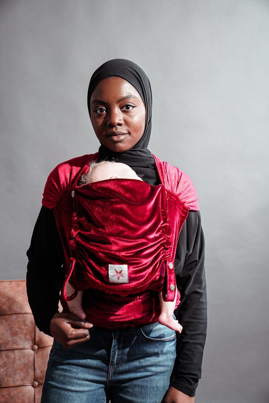 Babytrage WrapStar Samtweich Rubin - KOKADI