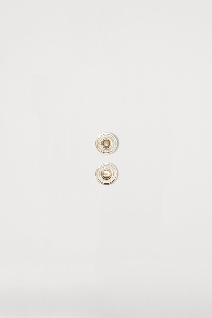 Male snap button, silver (new) - KOKADI