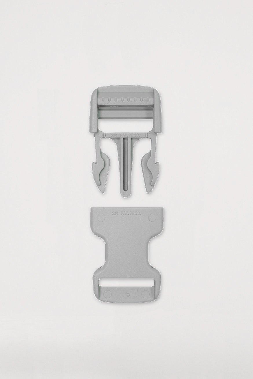 25mm SilverLine Matte Buckle - KOKADI