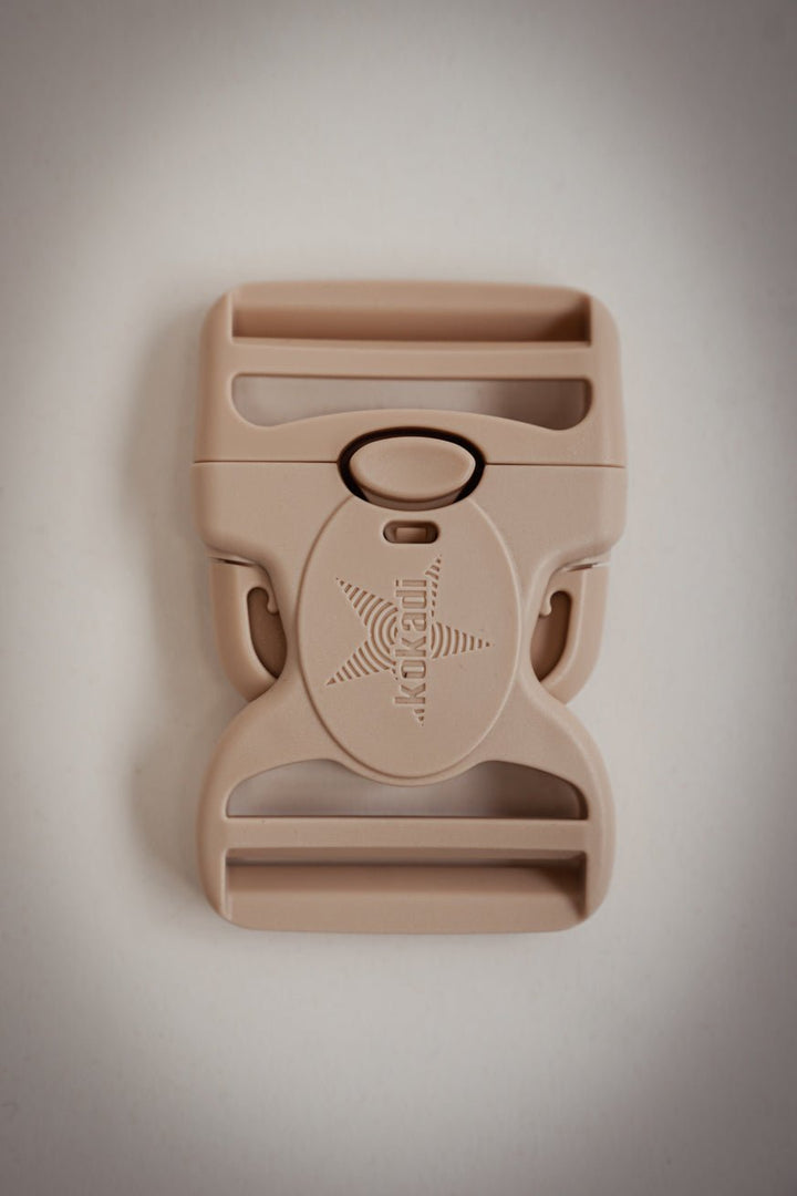 Cream Star-Shaped Buckle, 50 mm - KOKADI