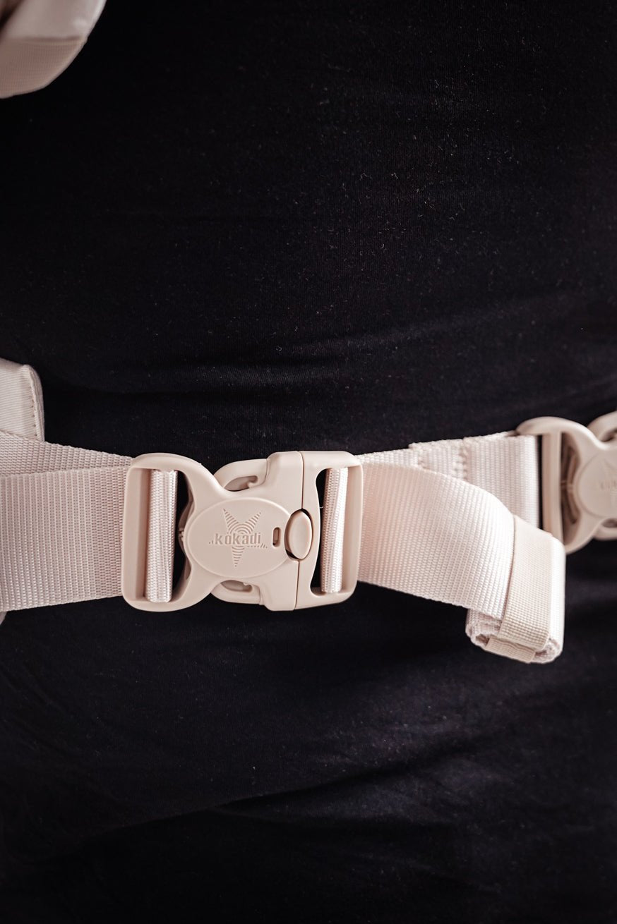 Cream Star-Shaped Buckle, 50 mm - KOKADI
