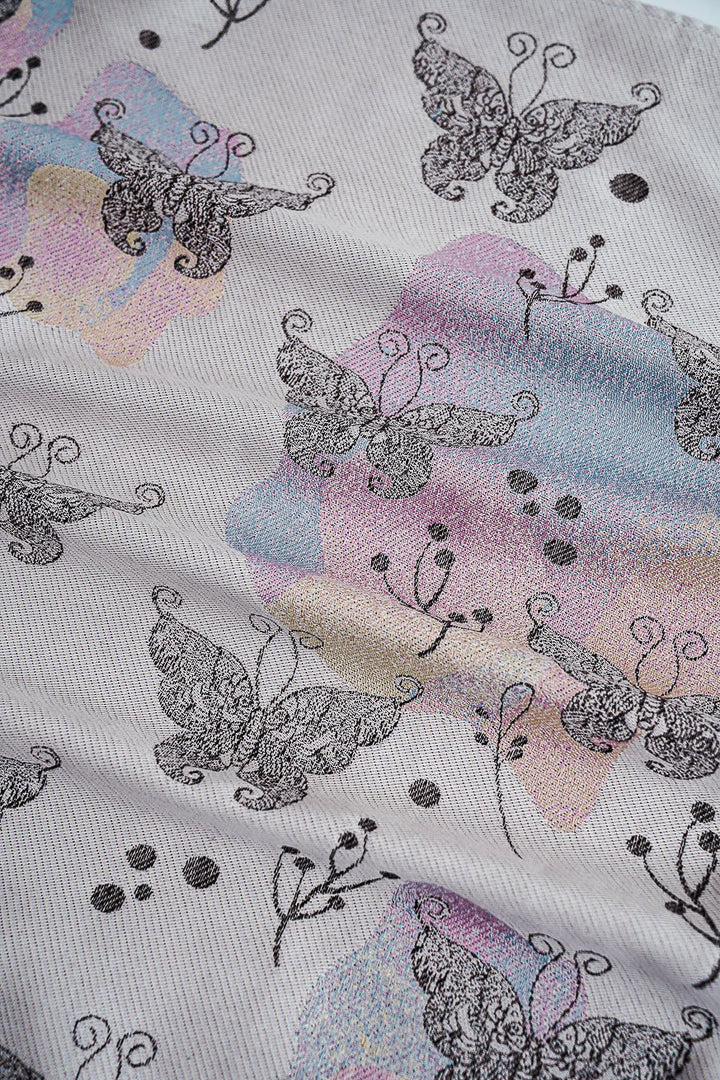 Butterfly Aquarell Bebek Taşıma Kumaşı - KOKADI